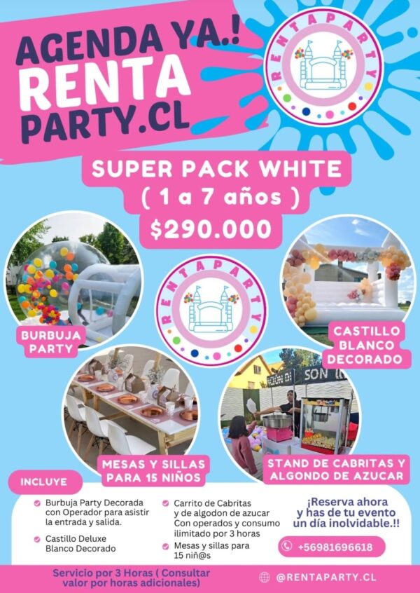 SUPER PACK WHITE ( 1 A 7 AÑOS)