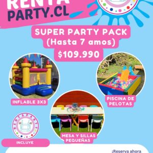 SUPER PARTY PACK ( HASTA 7 AÑOS)