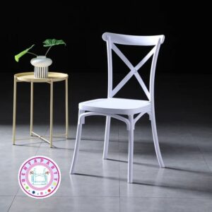 SILLA CROSSBACK DANUBIO BLANCA