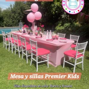 2 MESAS Y 16 SILLAS PREMIER KIDS