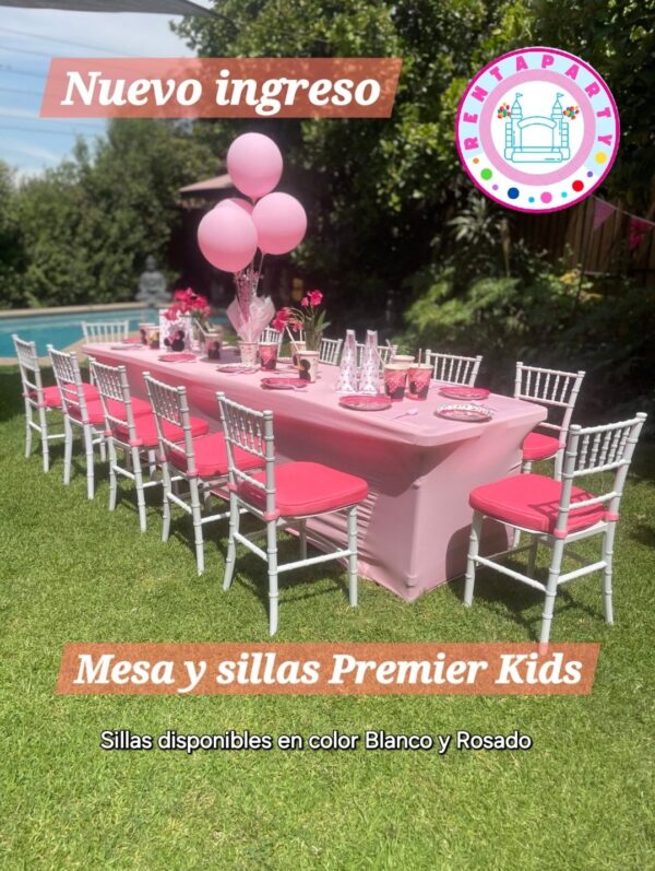 2 MESAS Y 16 SILLAS PREMIER KIDS