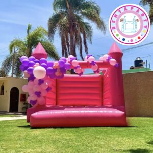 CASTILLO INFLABLE FUCSIA