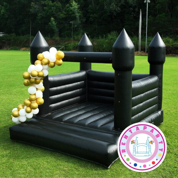 CASTILLO INFLABLE NEGRO